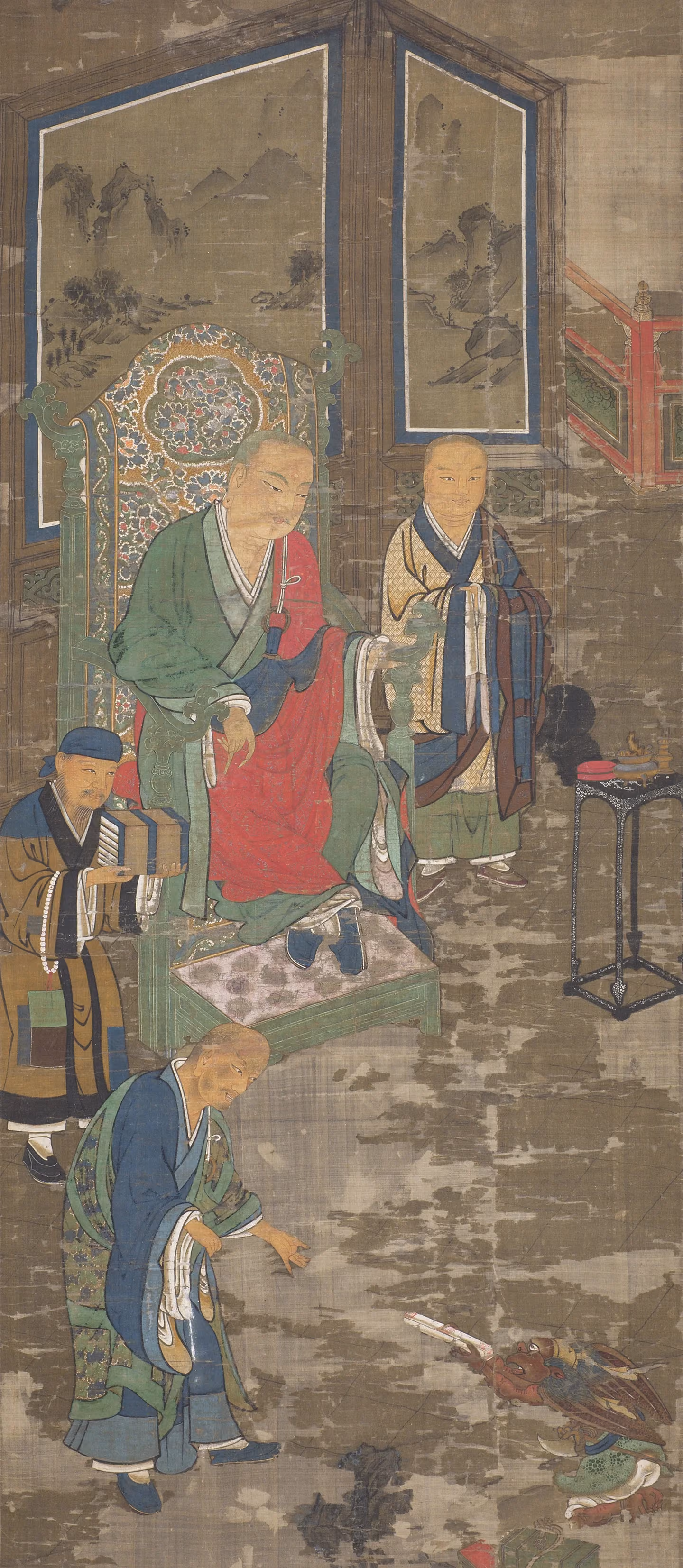 One scroll from "Eighteen Arhats".webp