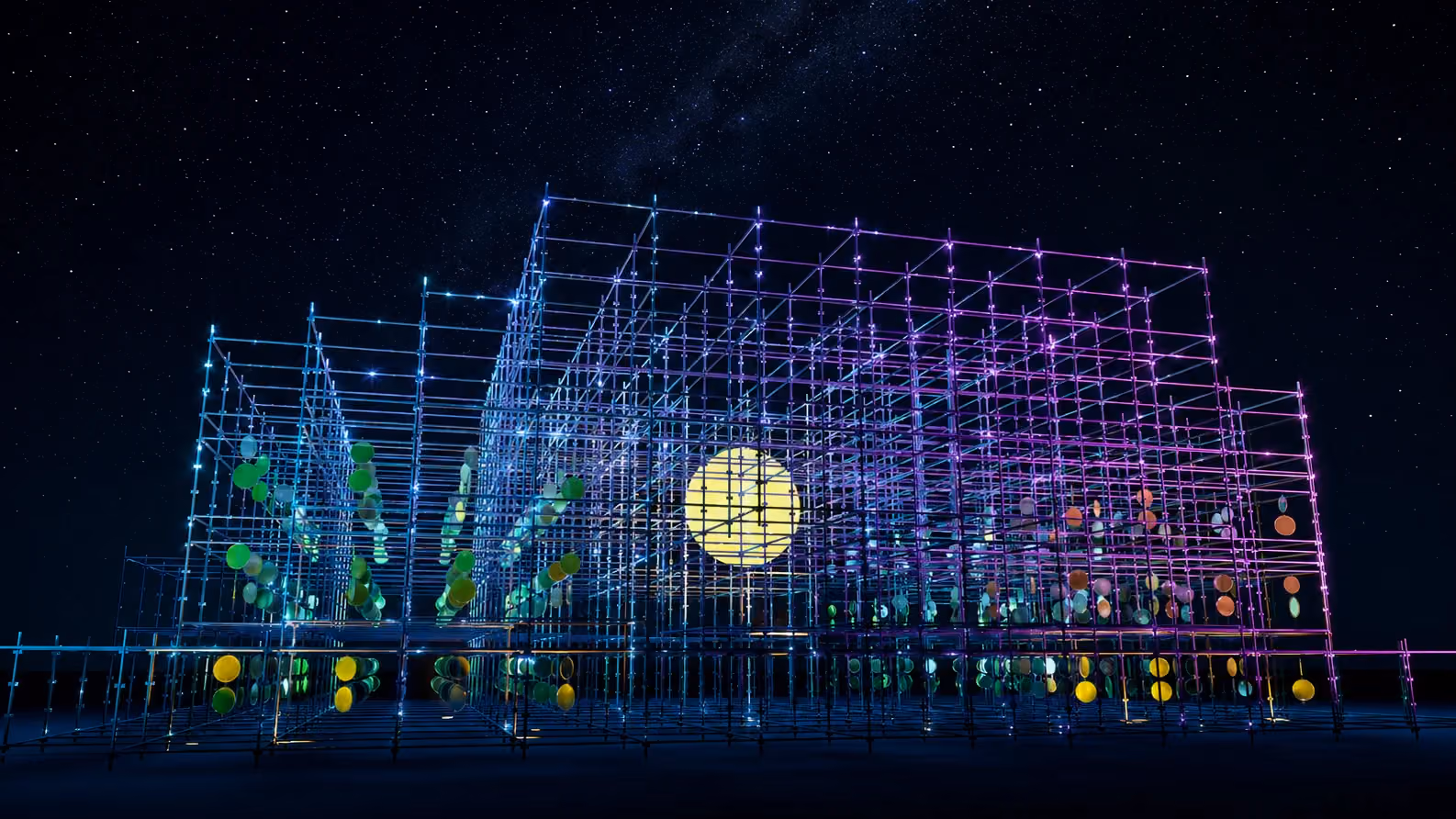 RADIANT GRID / Moon, Night Park OARAI