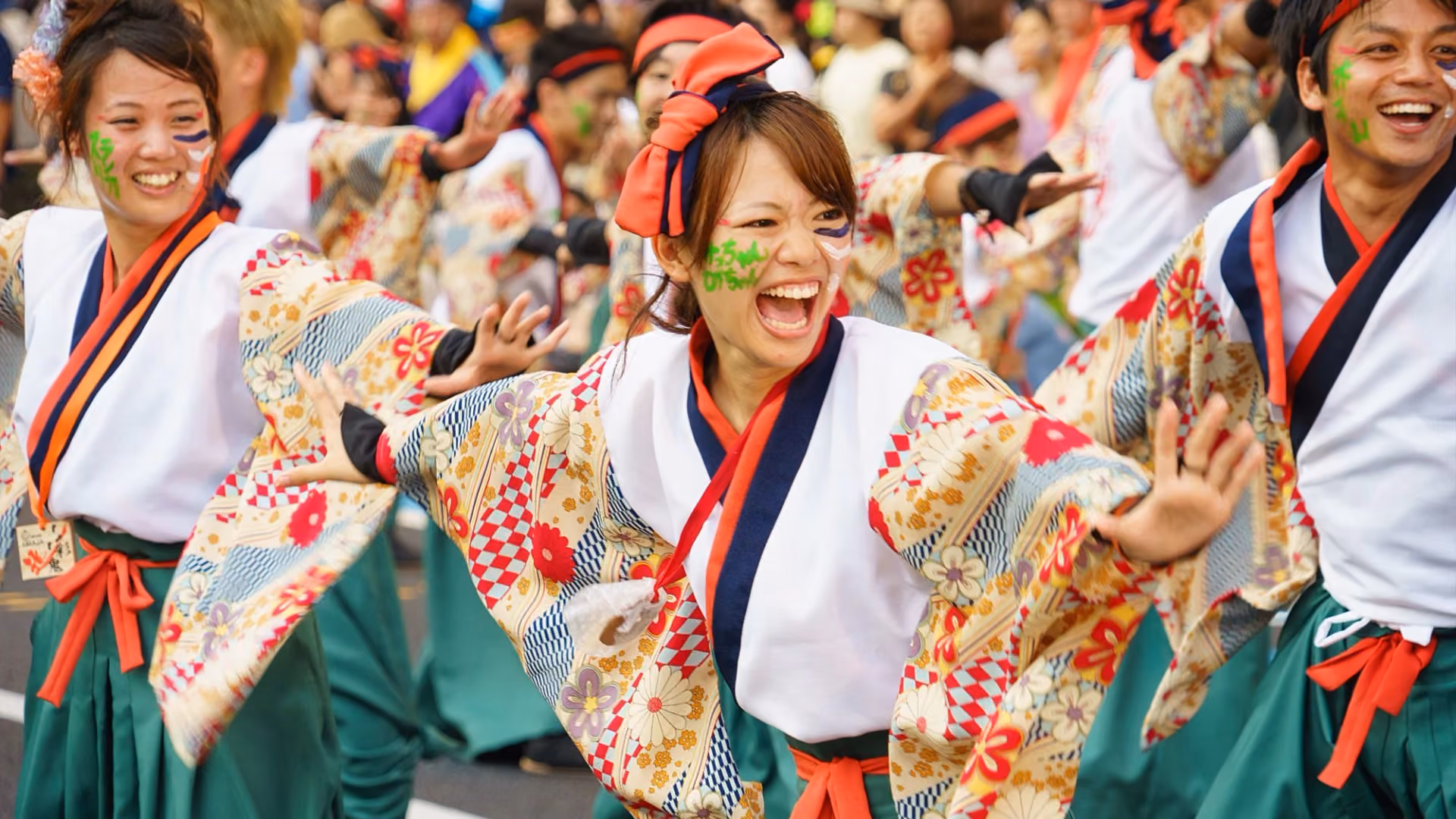 Dance Performance at Okayama Momotaro Festival