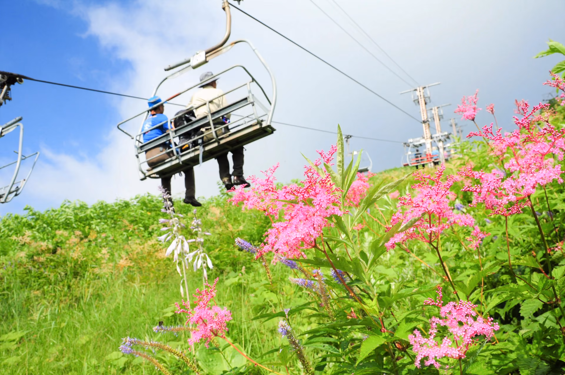A chairlift on the Happo Alpine Line