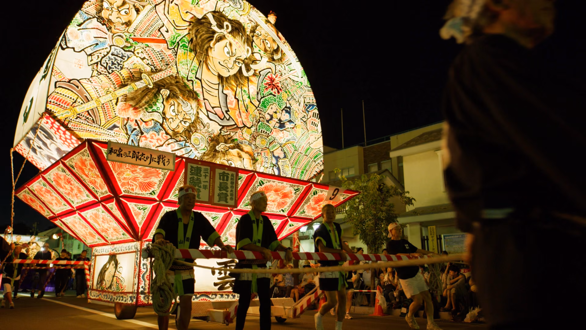 A lantern float at the Hirosaki Neputa Festival