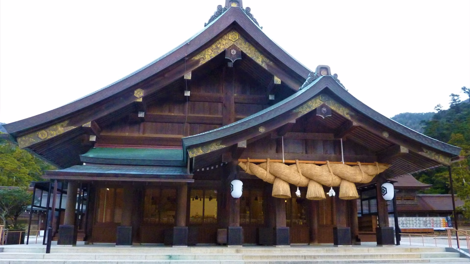 The main worship hall (honden) of Izumo-taisha
