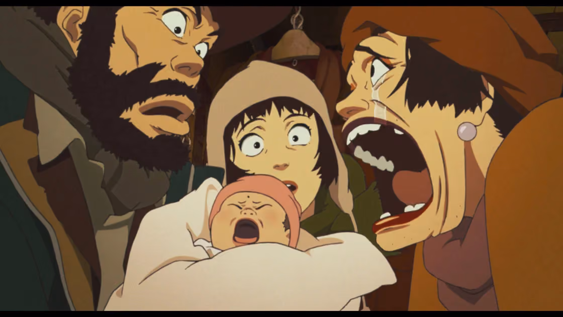 Still from "Tokyo Godfathers"