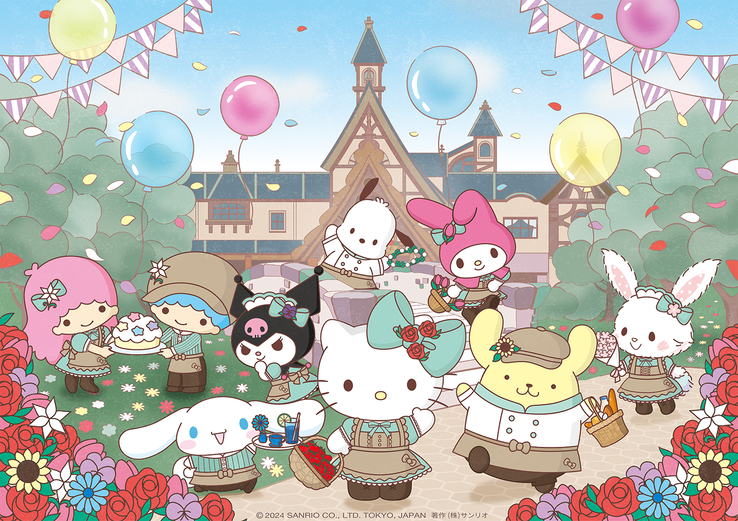 Visual Poster Featuring Sanrio Characters