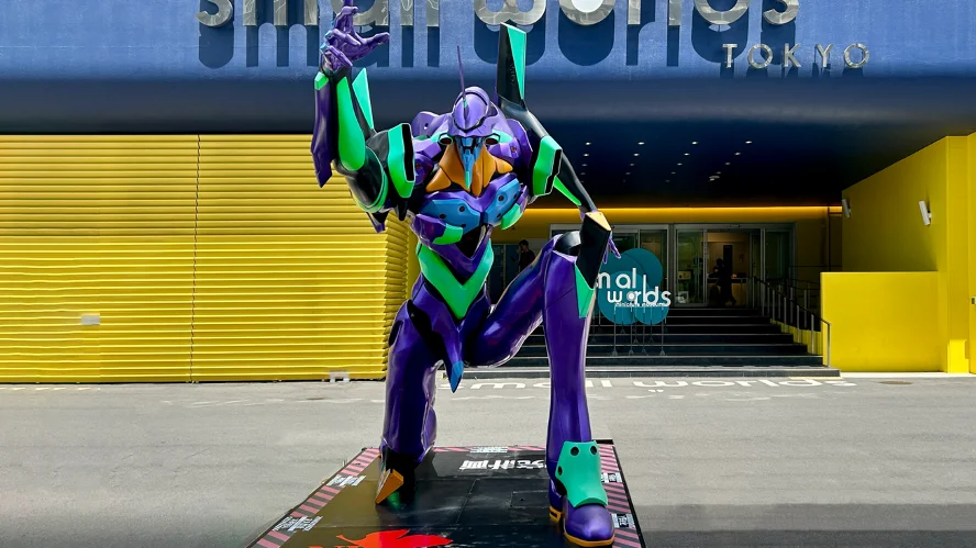 EVA-01 miniature figure at Small Worlds miniature museum