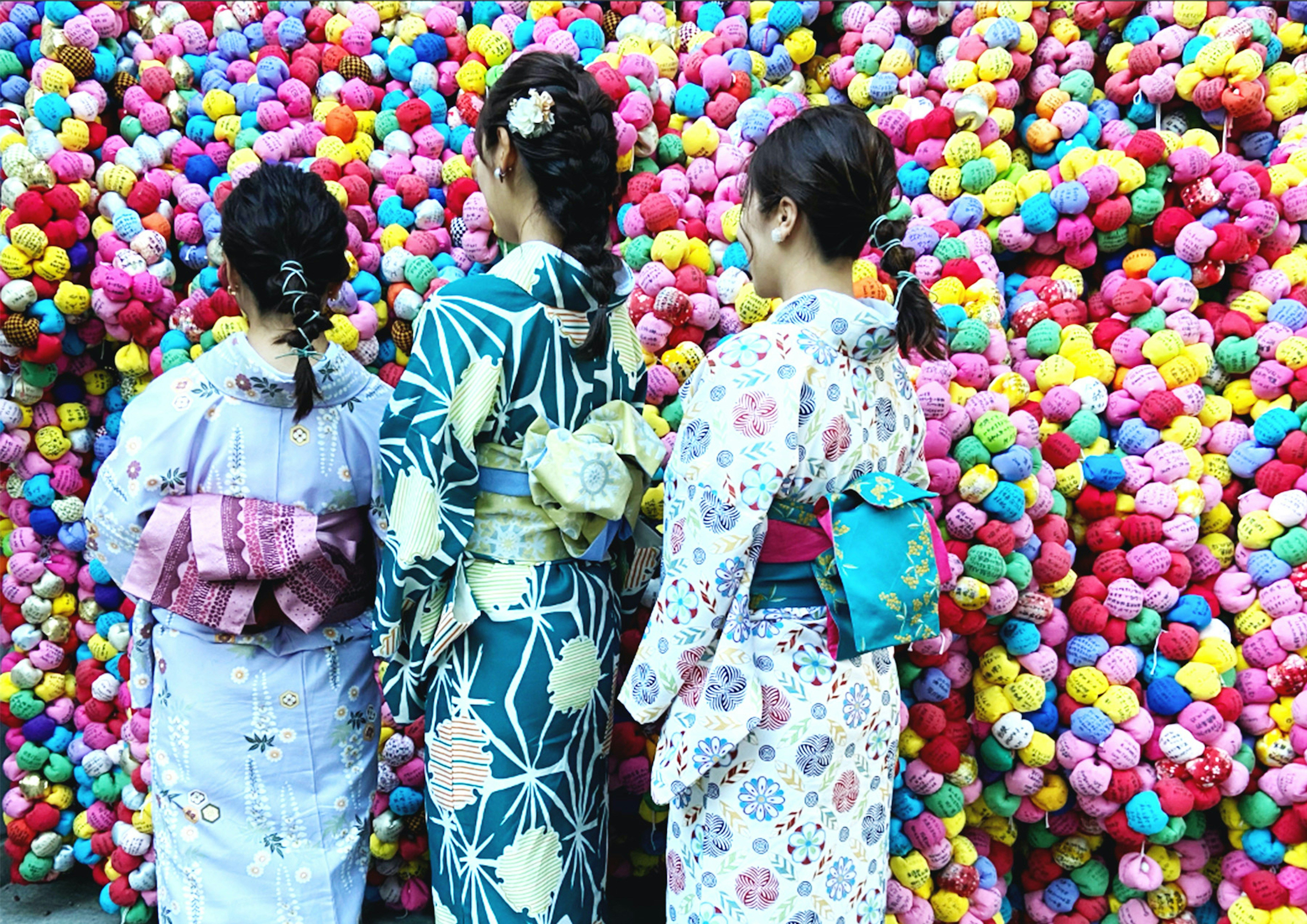 Young women in yukata