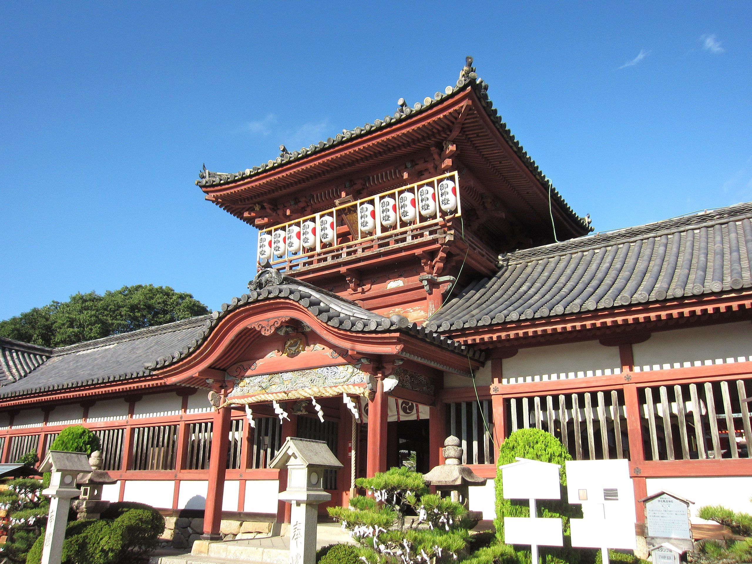 Isaniwa Shrine in Matsuyama, Ehime Prefecture