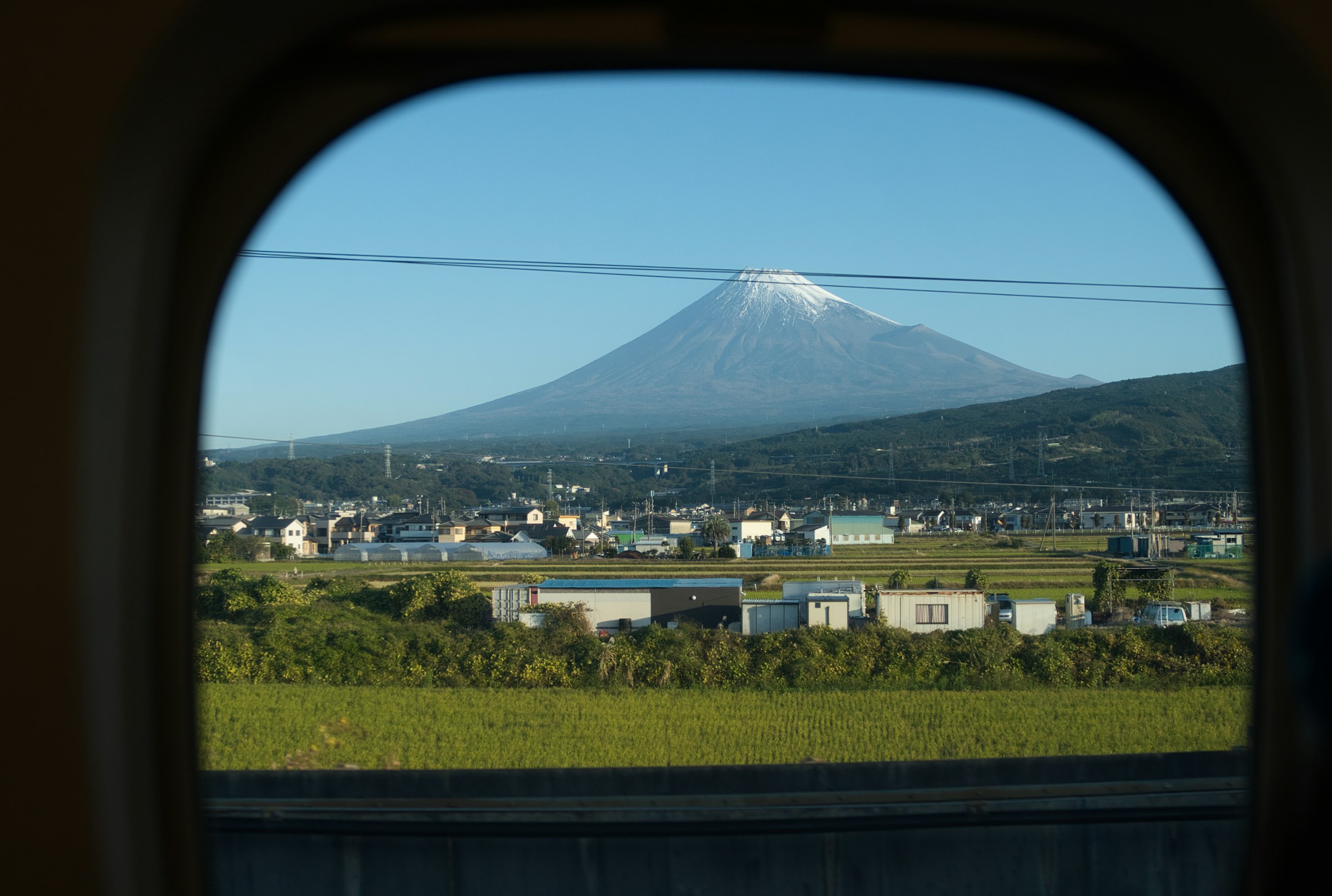 Room with a view? Try a Shinkansen window.
