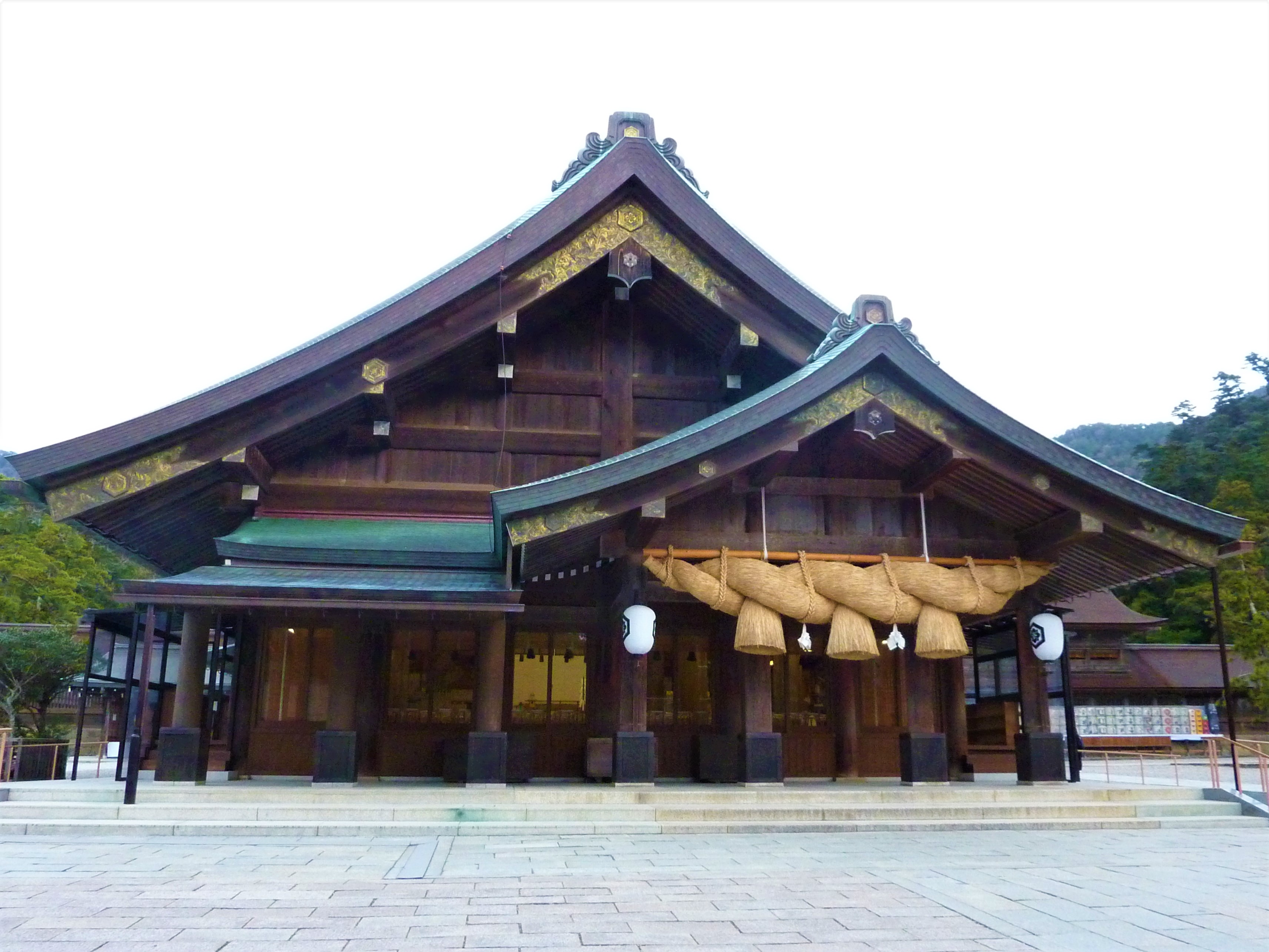 The main worship hall (honden) of Izumo-taisha